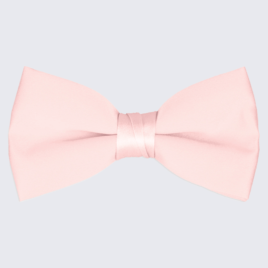 Boys Light Pink Bow Tie  for Kids Teen Children - Wedding