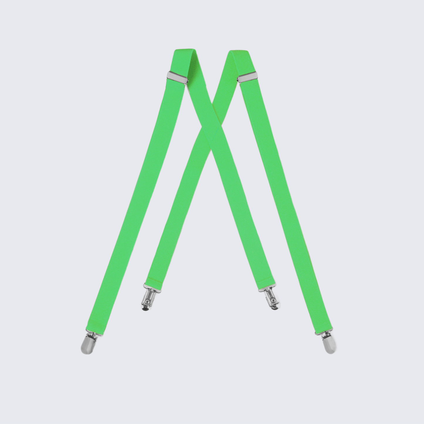 Lime Green Suspenders  for Kids Teen Children - Wedding