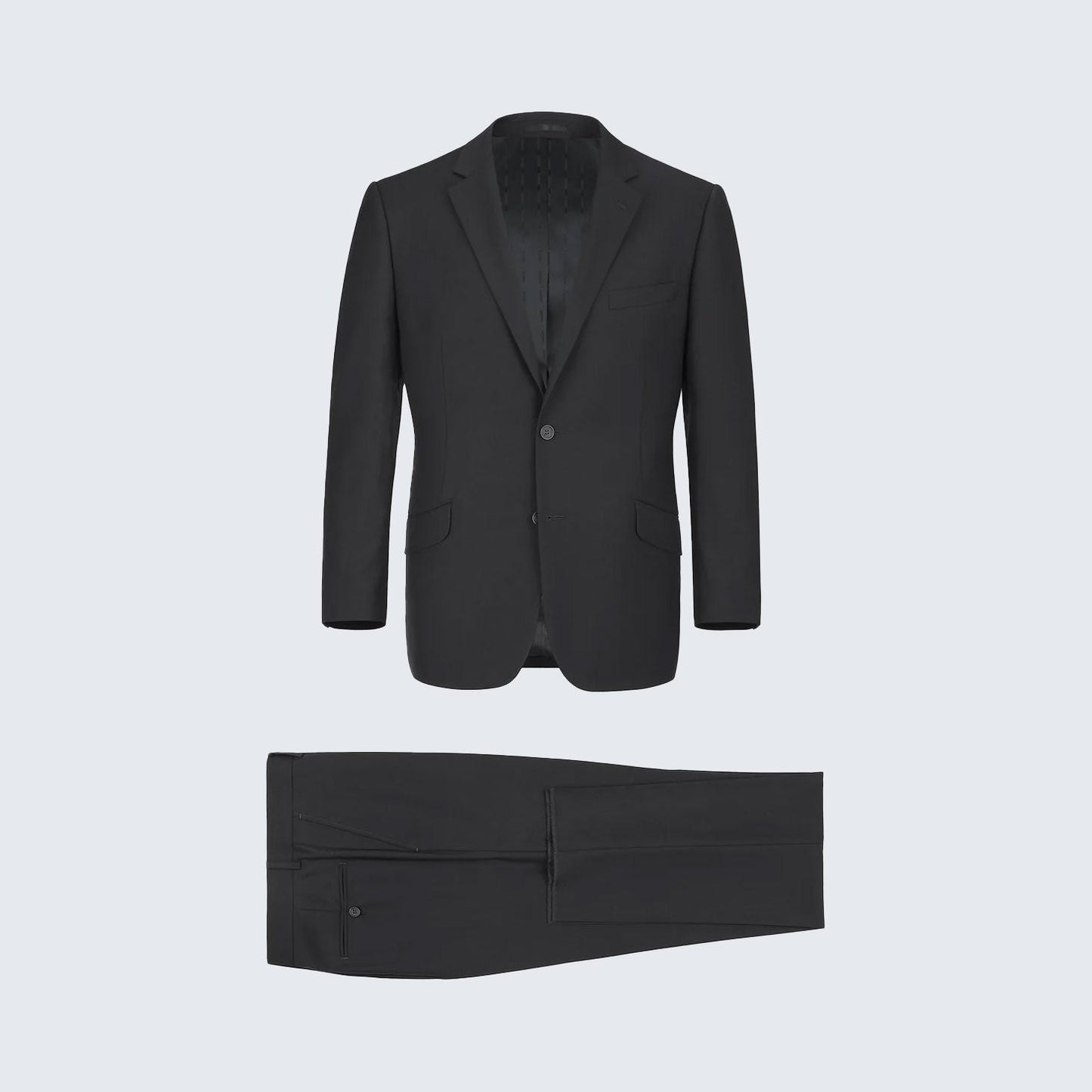 Black Suit Package – Slim or Classic Fit (Suit, Shirt & Tie)